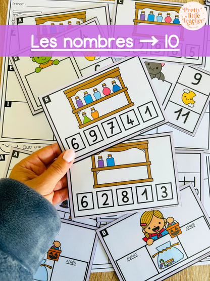 Les nombres jusqu'à 10 (x8)