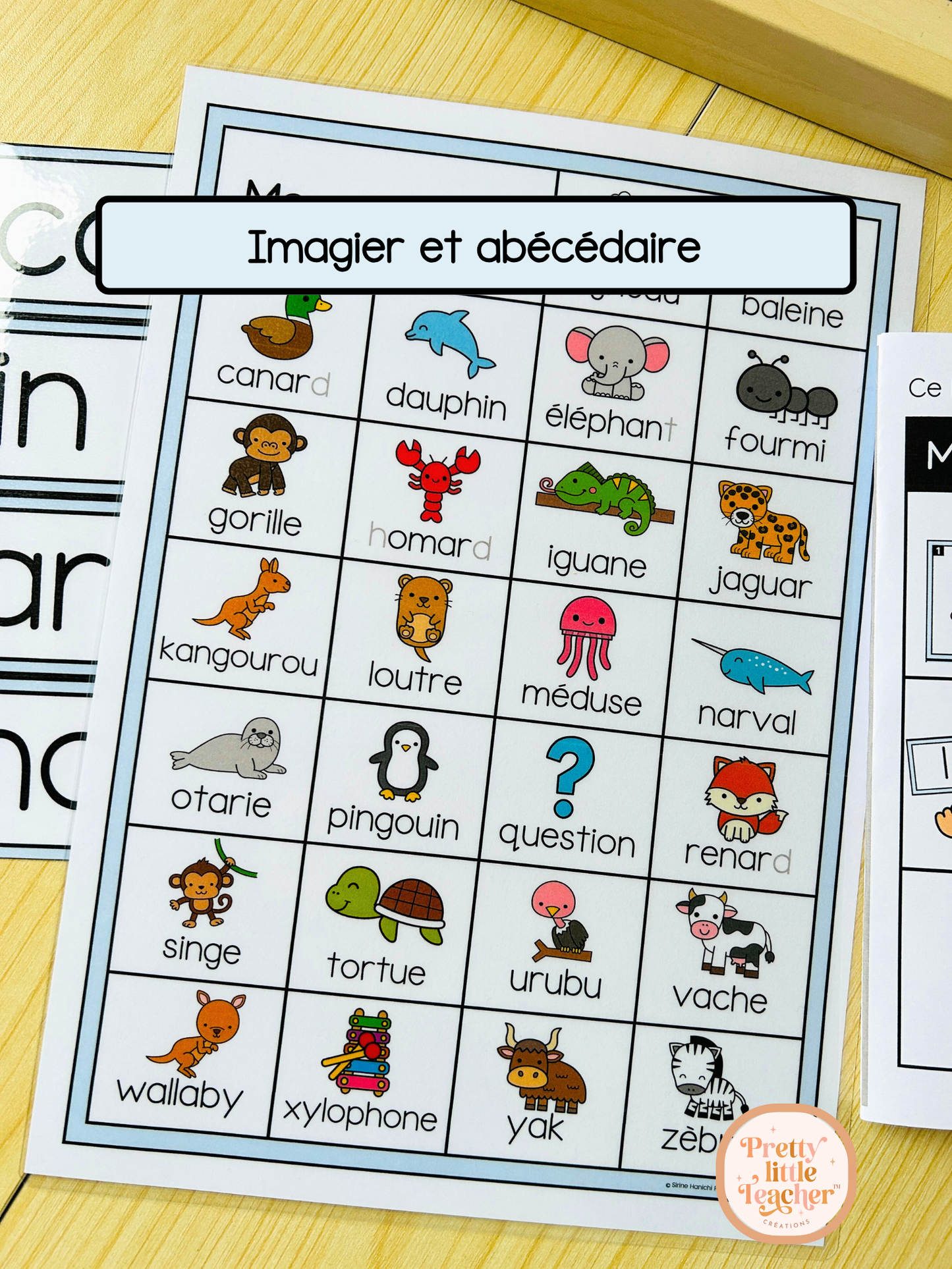 Mini Pack 1 Français sur les animaux