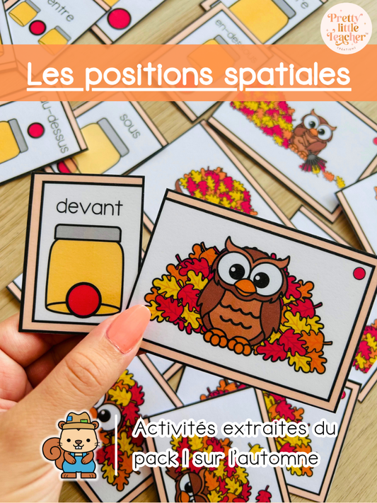 Les positions spatiales (3x)