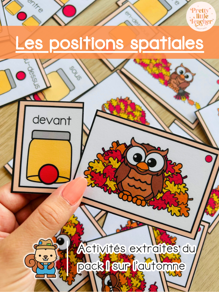 Les positions spatiales (3x)
