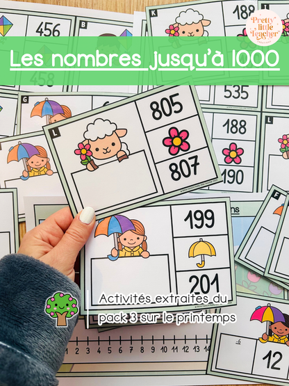 Compter jusqu’à 1000 (3x)