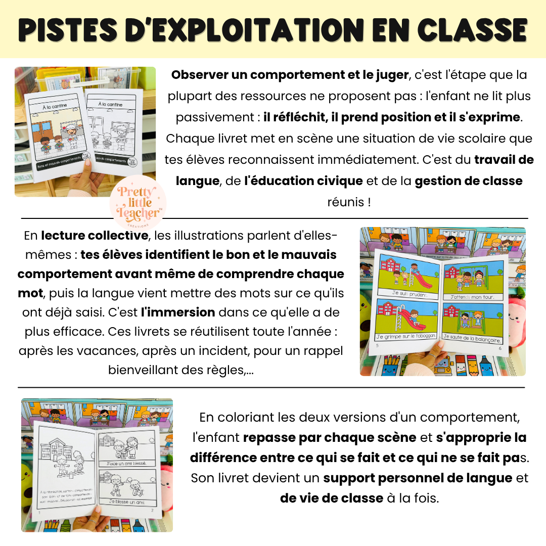 Pack Lecture : les règles de vie à l'école
