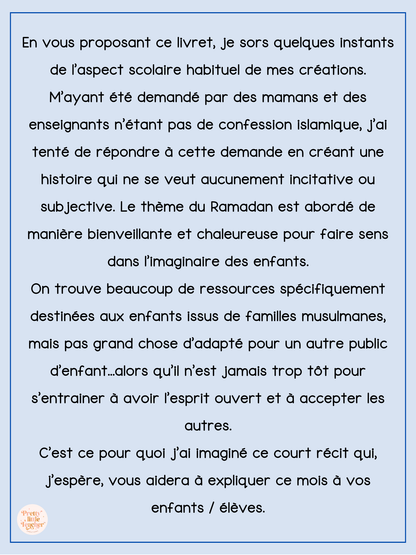 Lecture : expliquer le Ramadan aux enfants