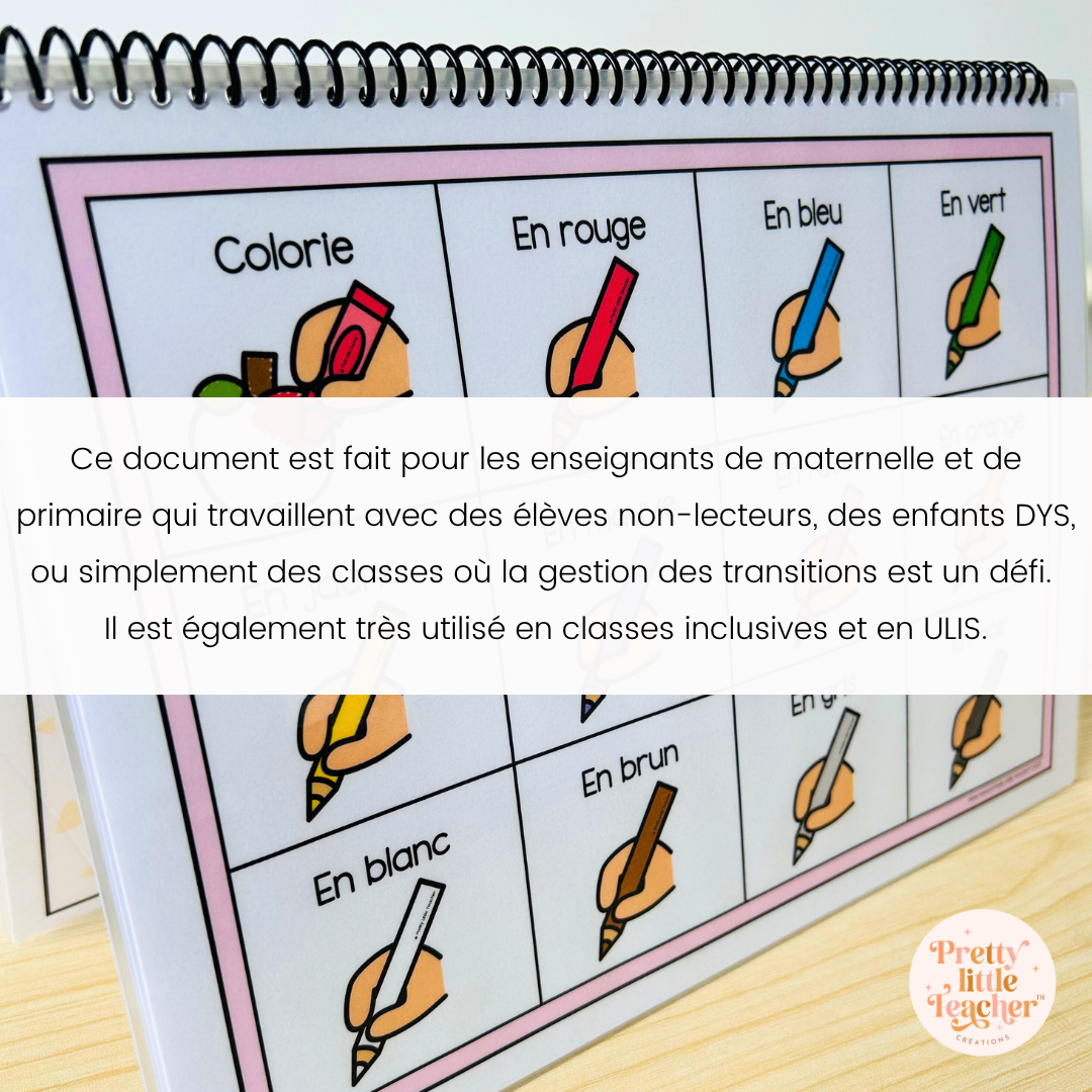 Les consignes en images - pictogrammes