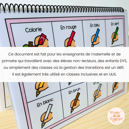 Les consignes en images - pictogrammes