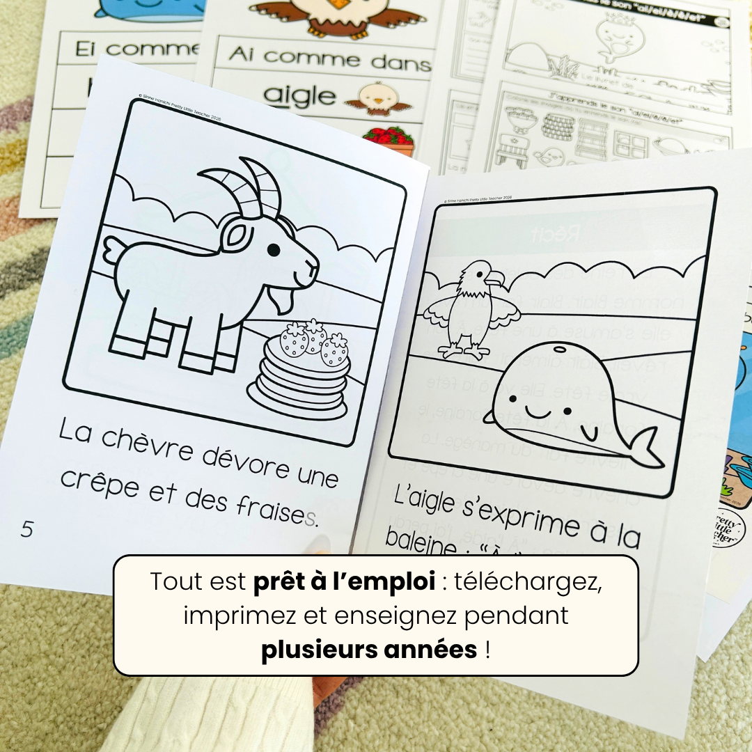 Pack Sons composés fréquents : 9 livrets de lecture + exercices