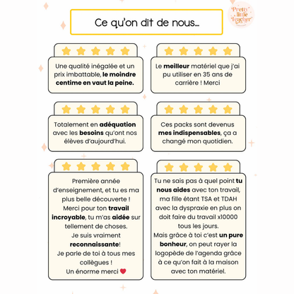 Pack 1 Mathématiques sur l'été