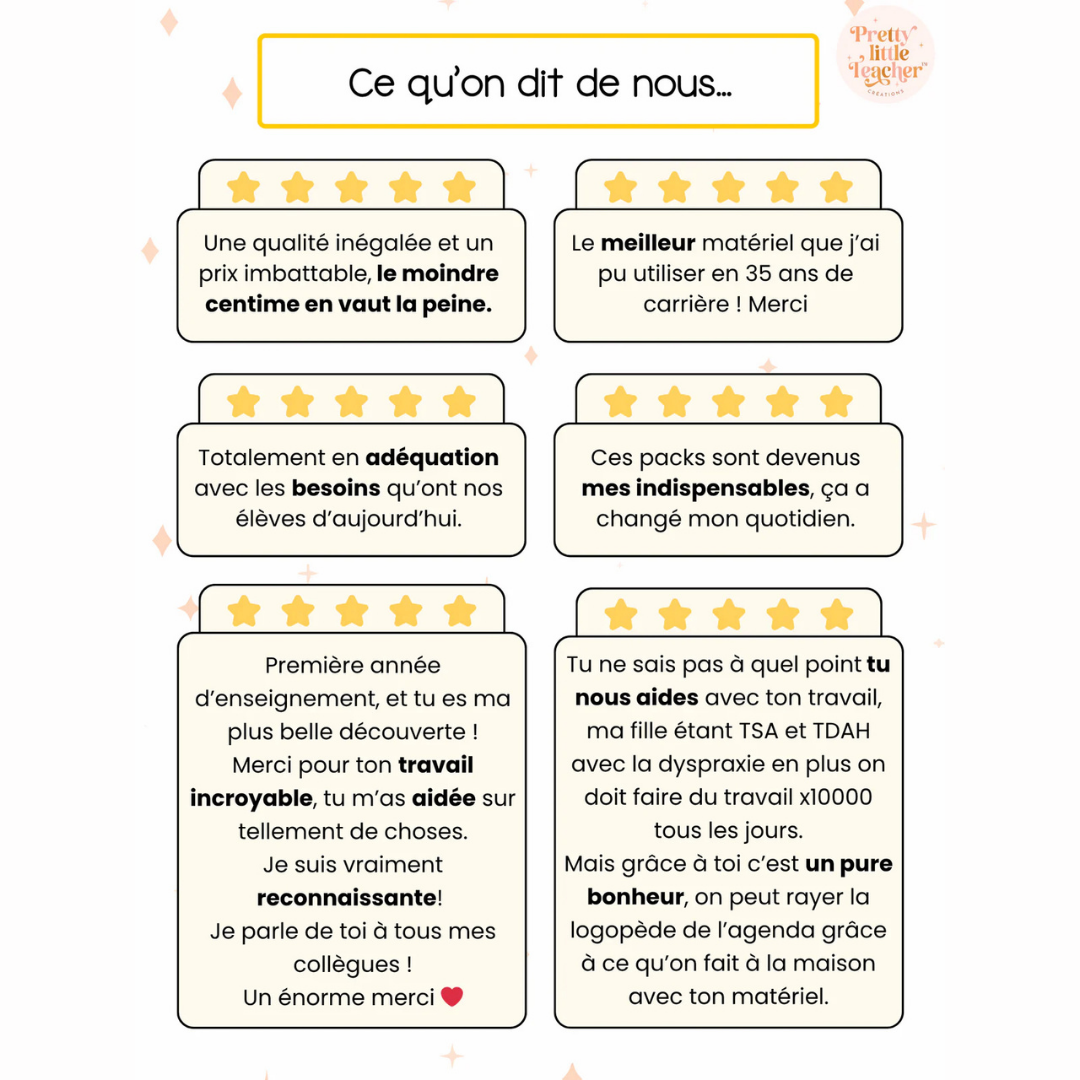Pack 2 Français sur l'été