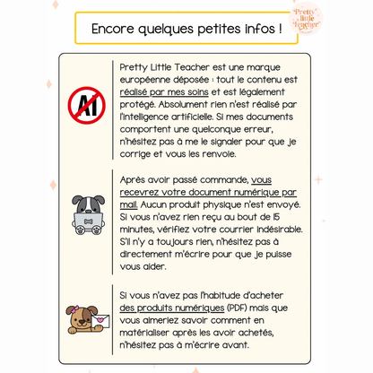 Pack 1 Mathématiques sur l'été