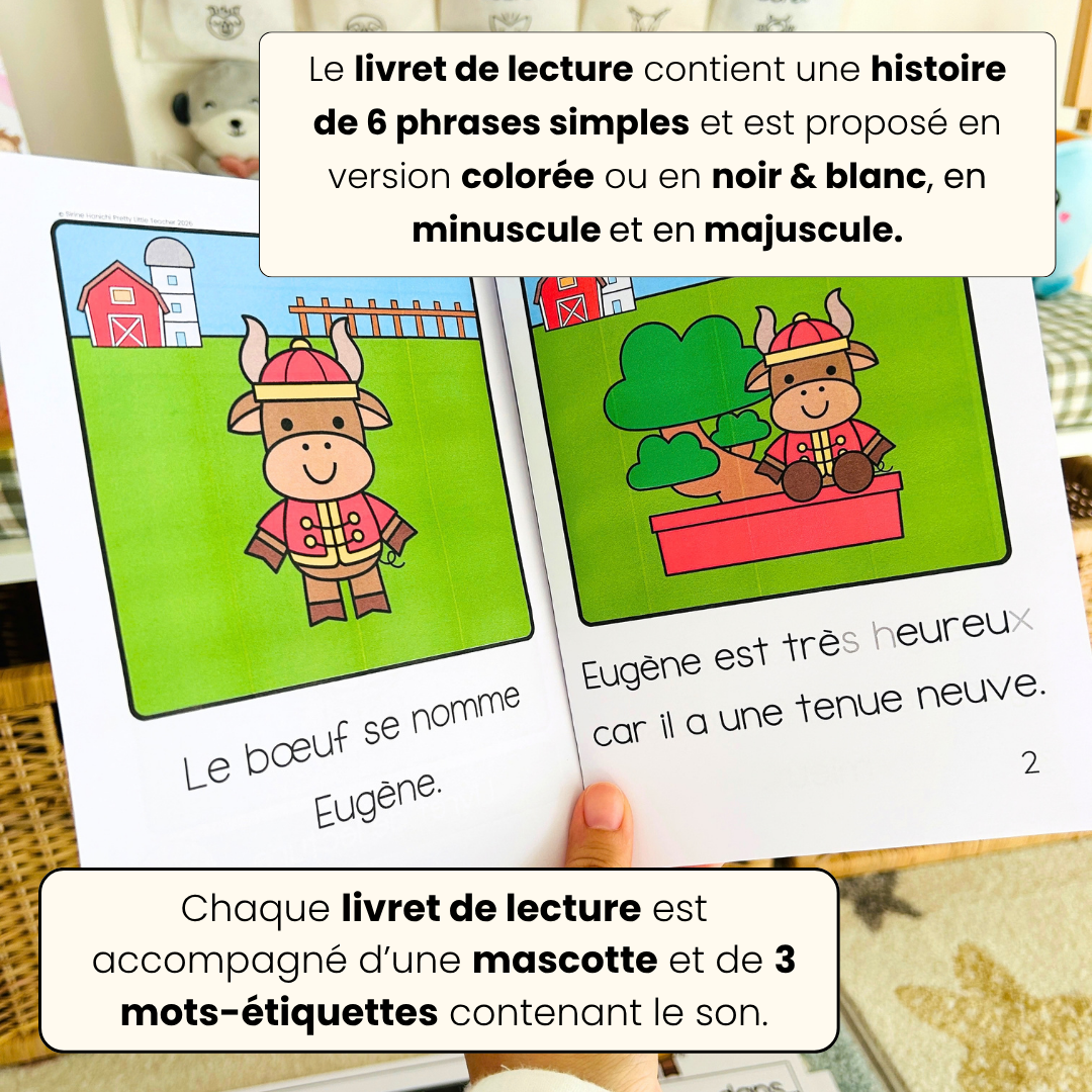 Pack Sons composés fréquents : 9 livrets de lecture + exercices