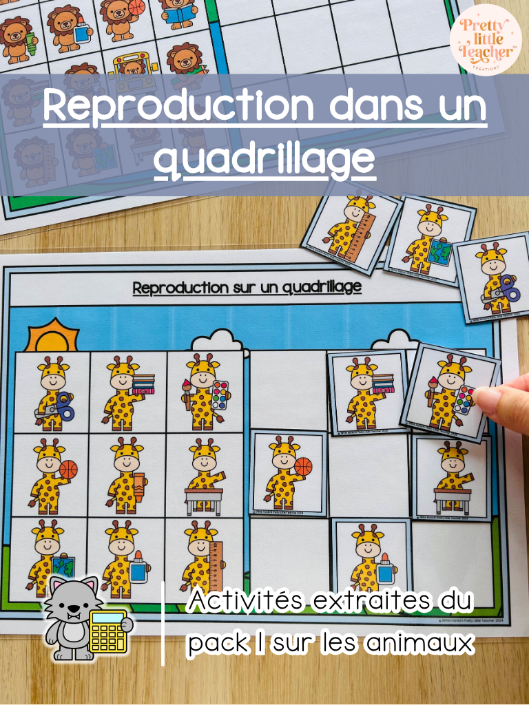 Reproduction sur quadrillage (3x)