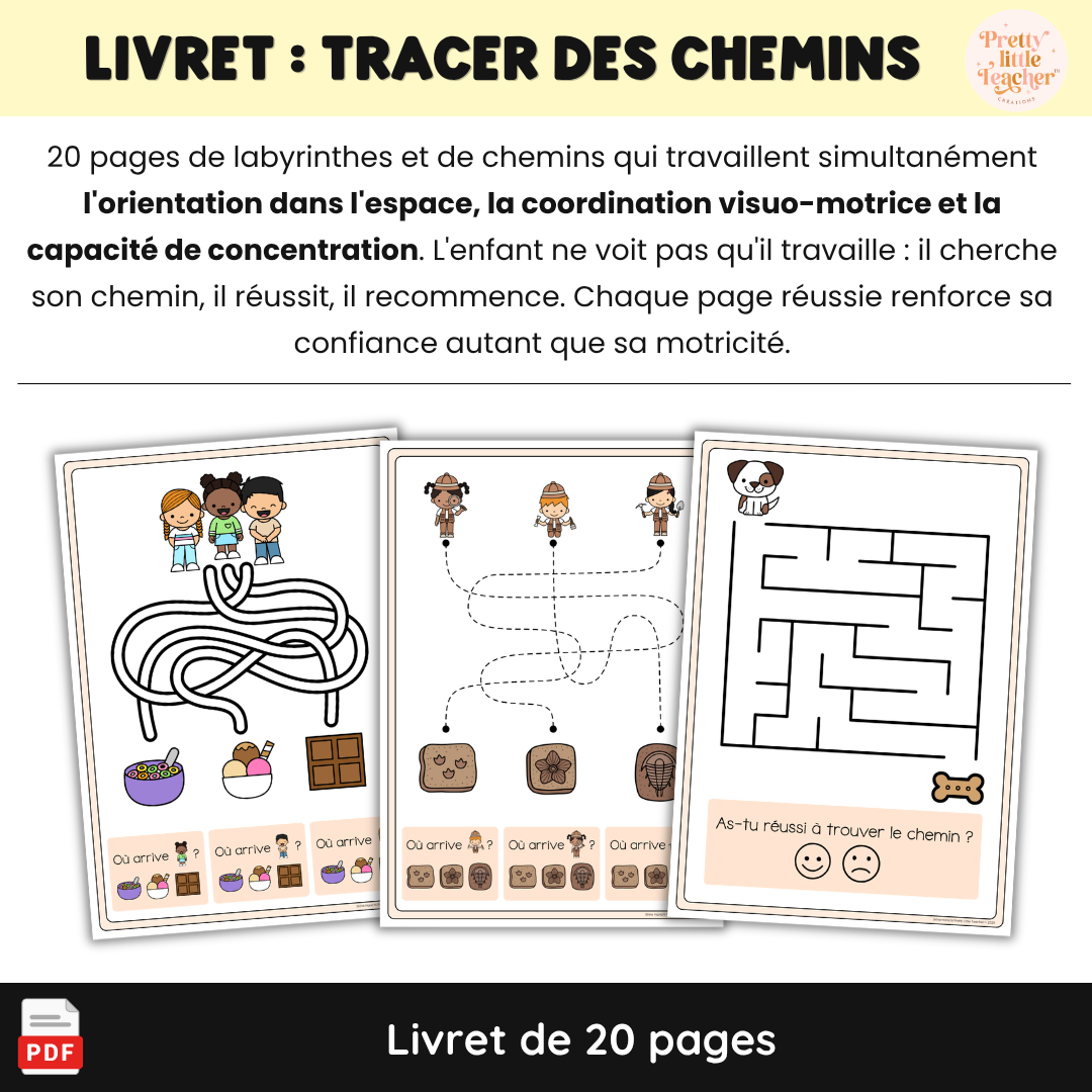 Pack de 4 livrets d'activités pour la maternelle : écrire, dénombrer et tracer