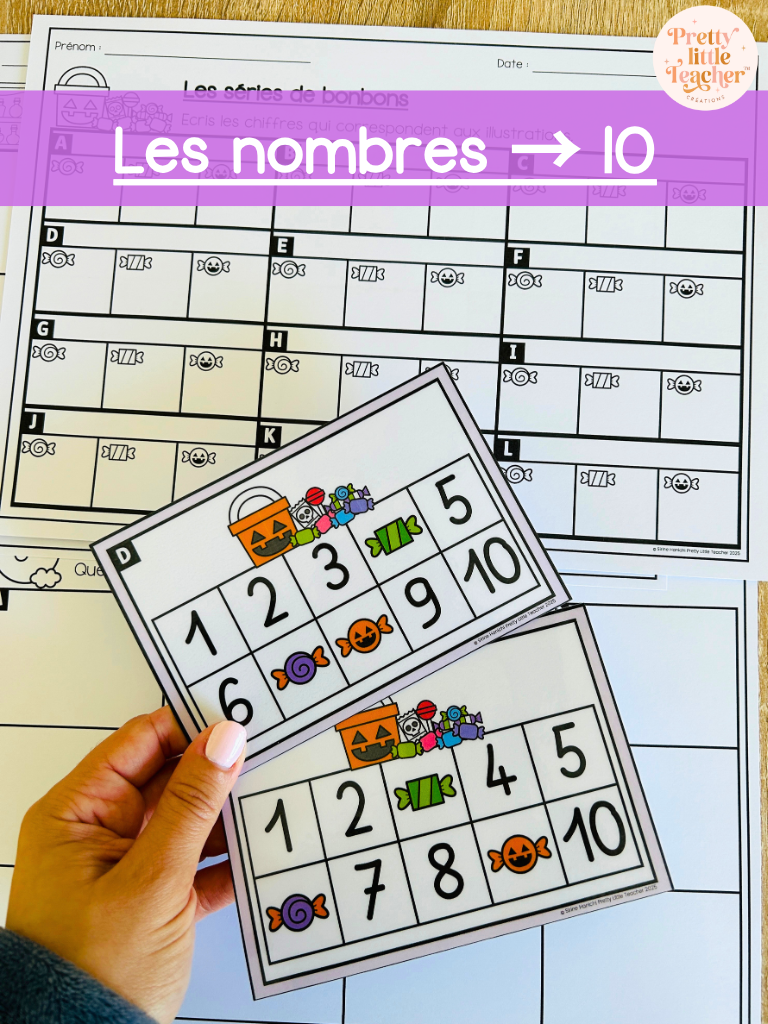 Les nombres jusqu'à 10 (x8)