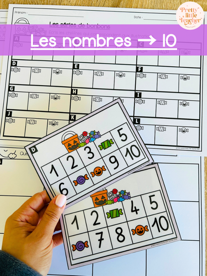 Les nombres jusqu'à 10 (x8)