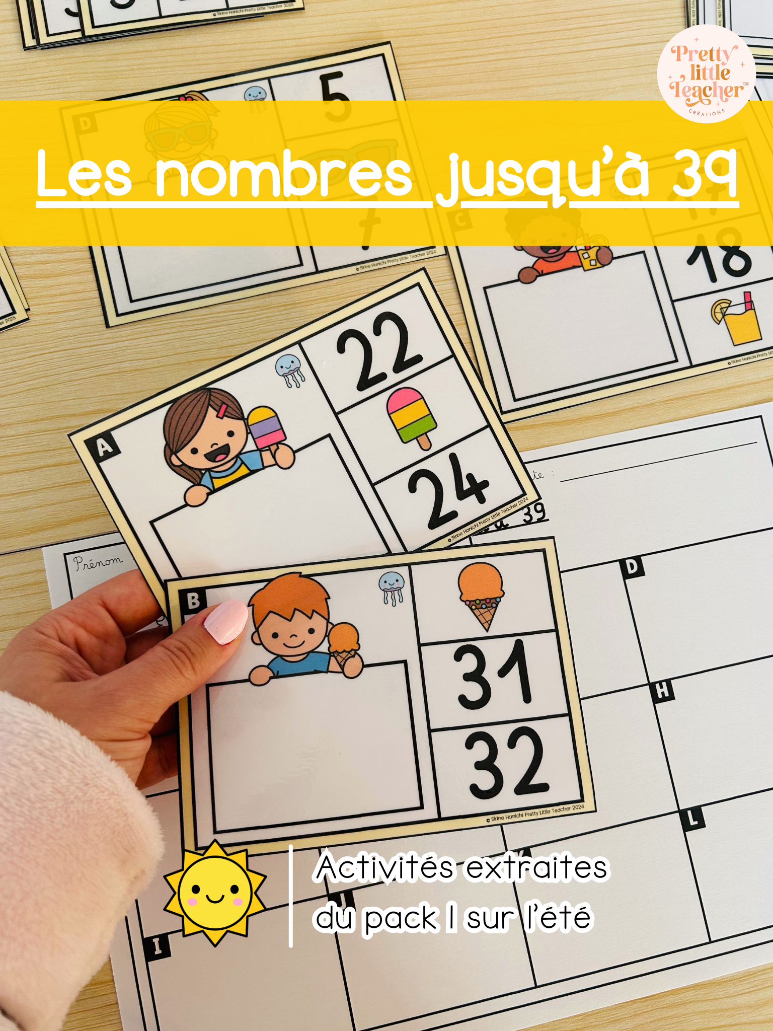 Les nombres jusqu'à 39