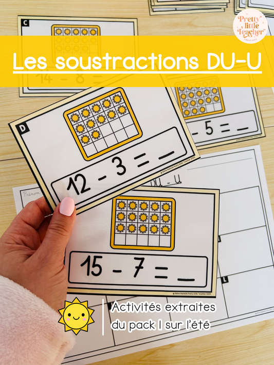 Les soustractions  DU - U