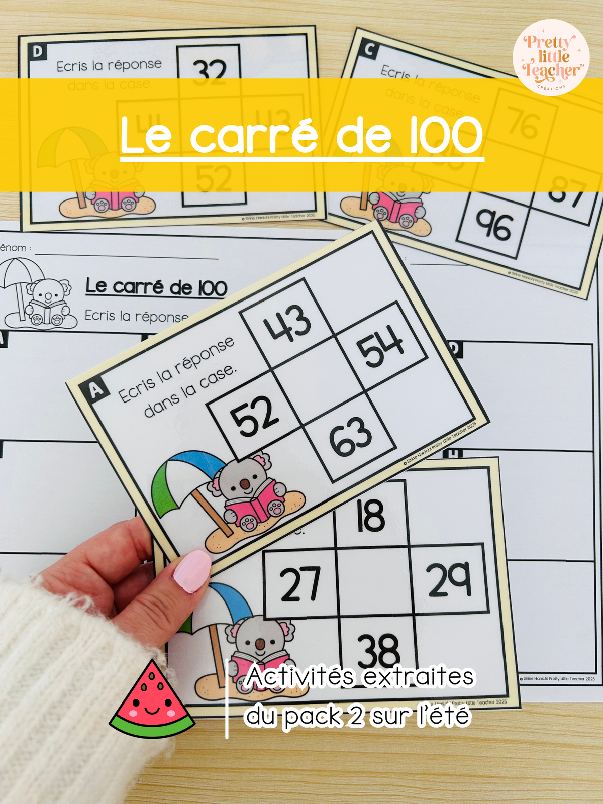 Le carré de 100