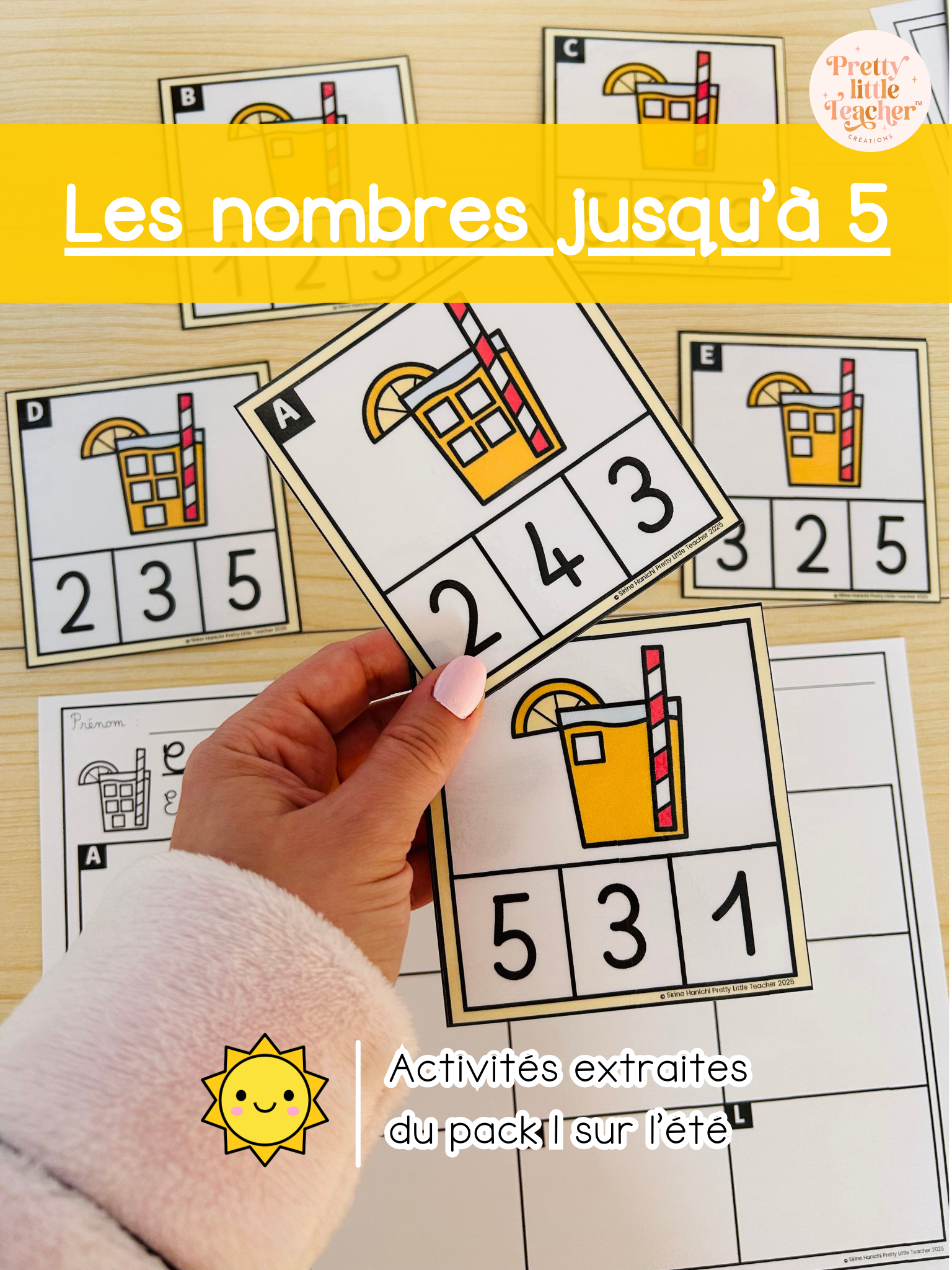 Les nombres jusqu'à 5