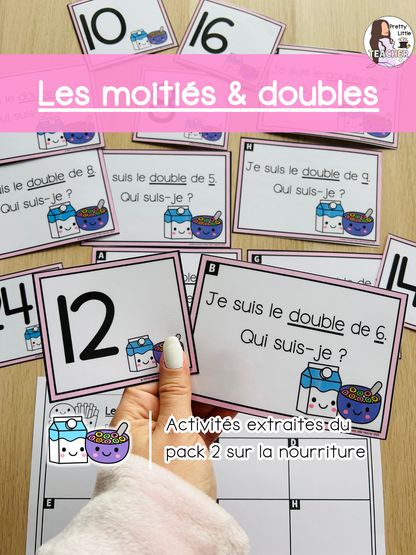 Les doubles et les moitiés (3x)