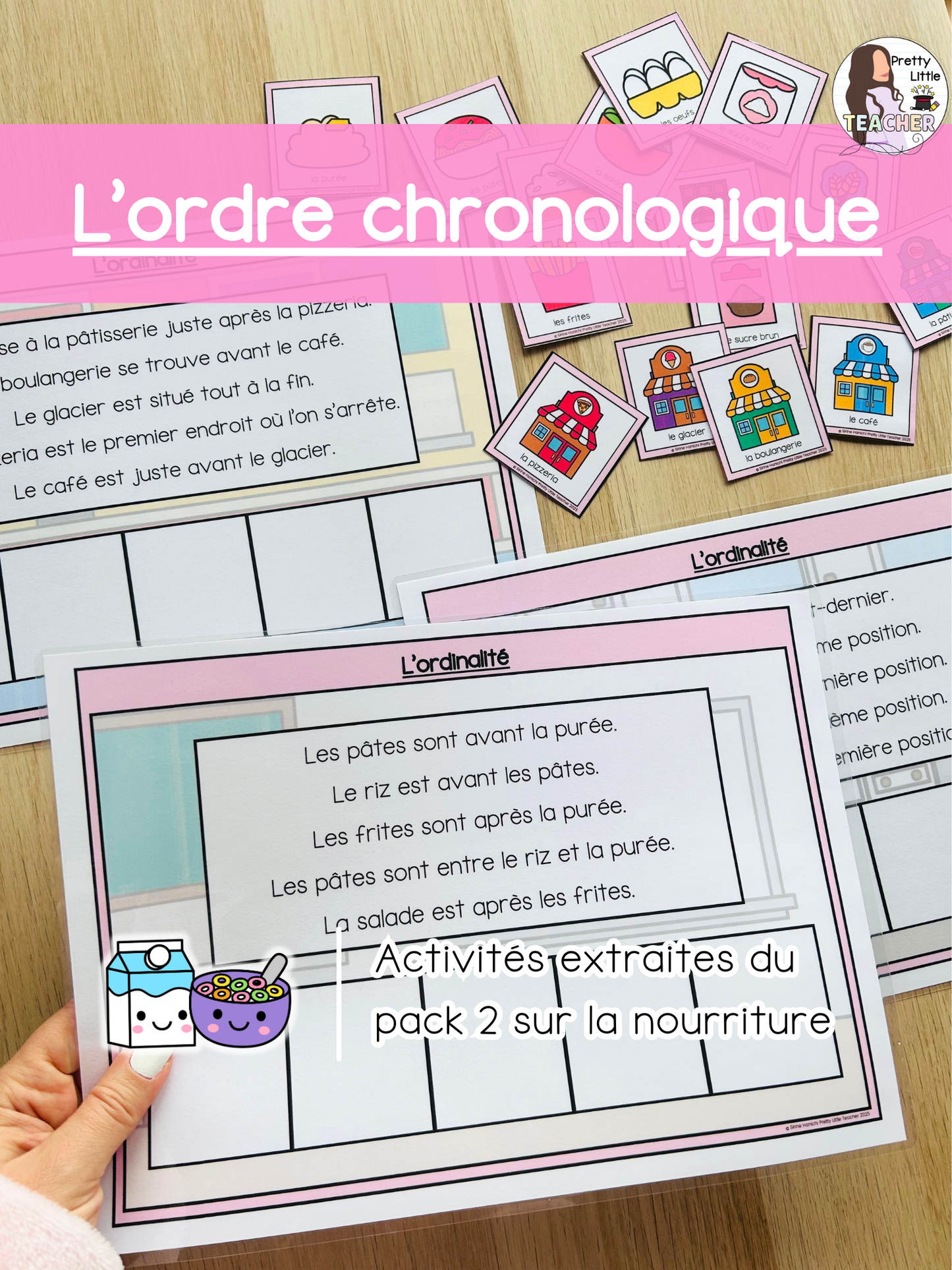 L'ordinalité : classer dans l'ordre chronologique (3x)