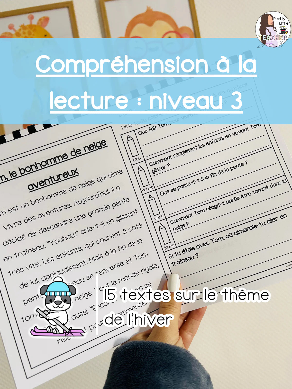 Pack annuel : compréhensions à la lecture niveau 3