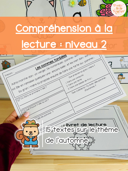 Lecture niveau 2 sur l'automne