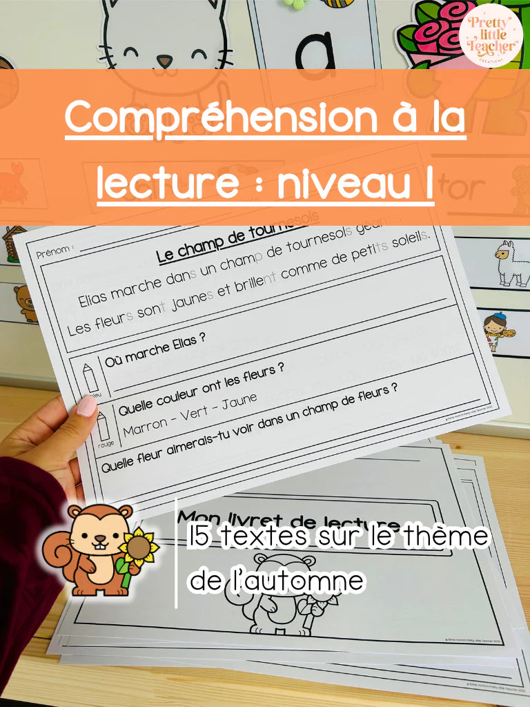 Pack annuel : compréhensions à la lecture niveau 1