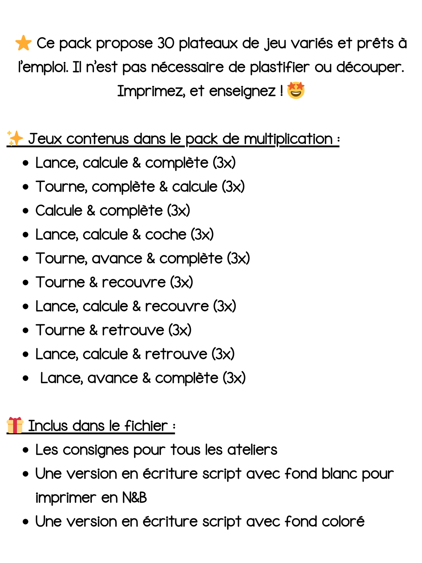 La table de 9