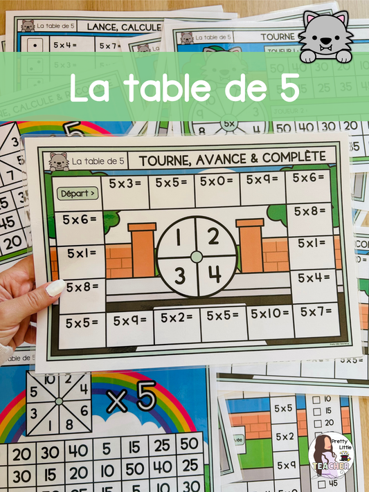 La table de 5