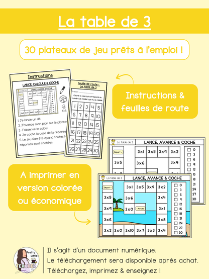 La table de 3