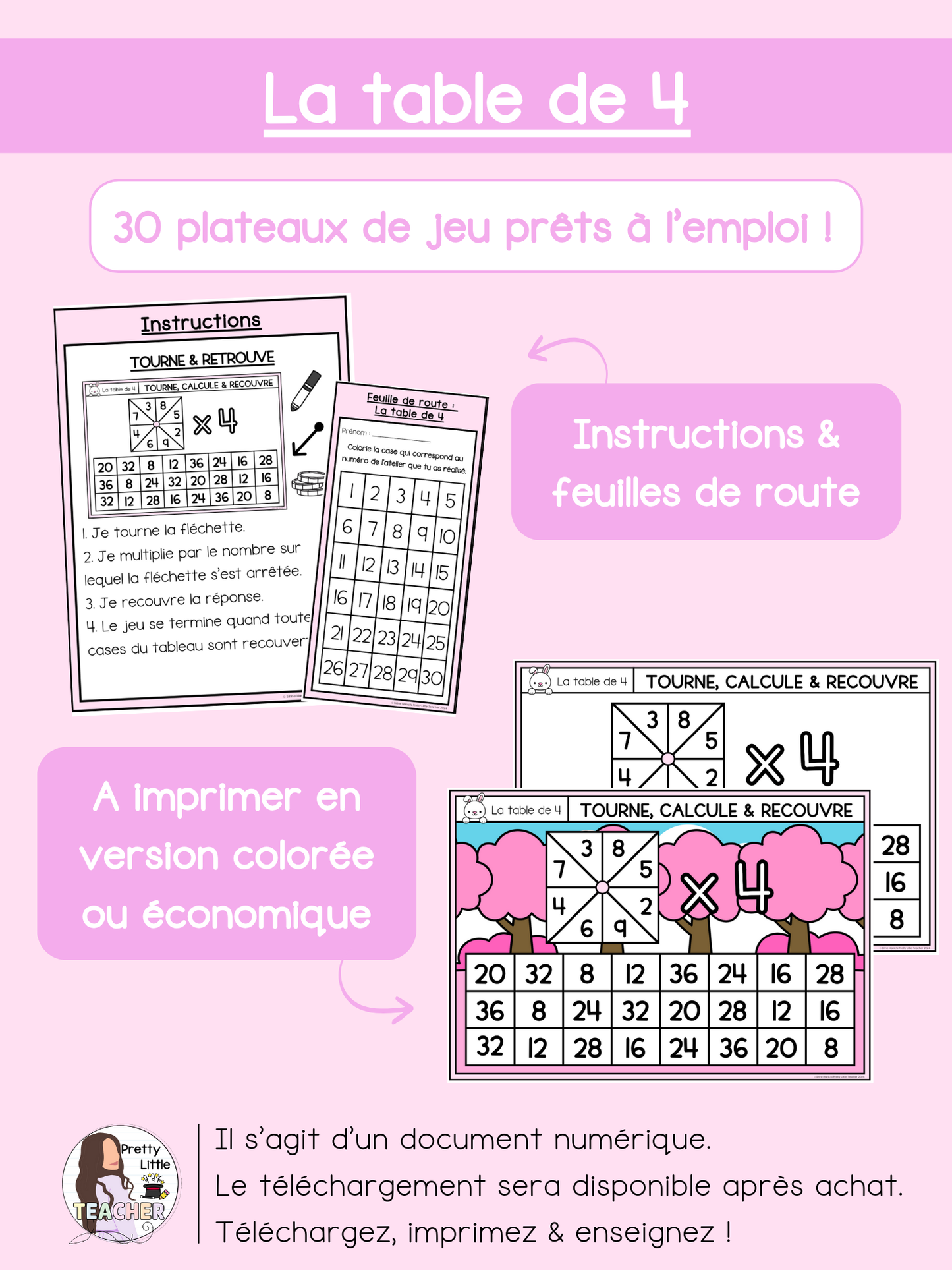 La table de 4