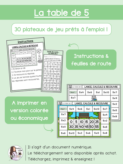 La table de 5