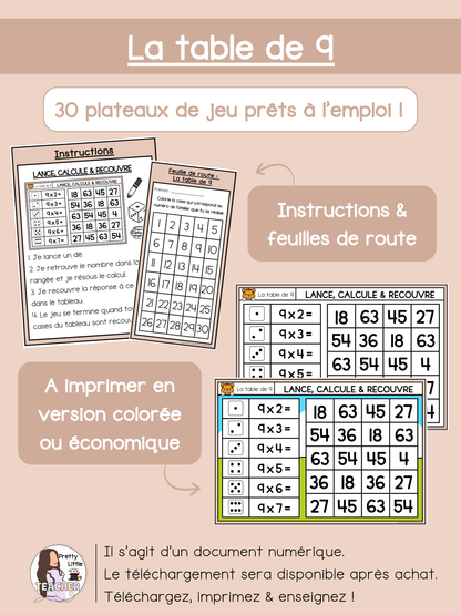 La table de 9