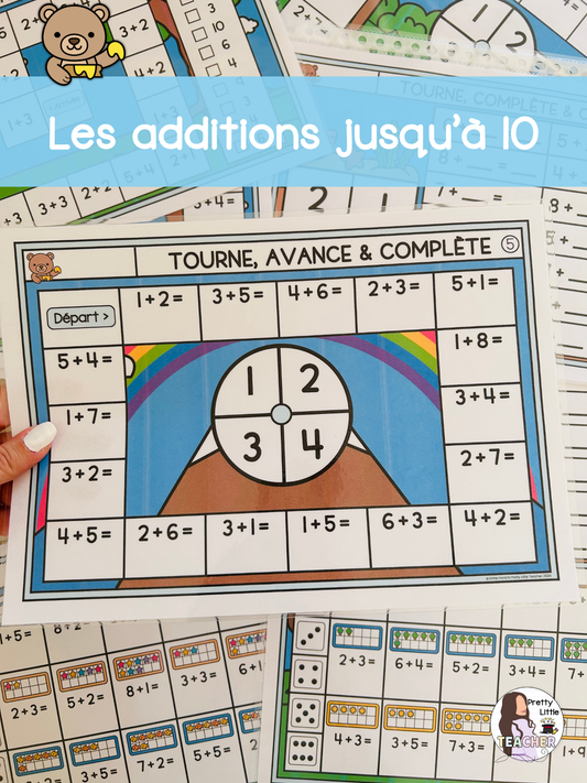 Les additions jusqu'à 10