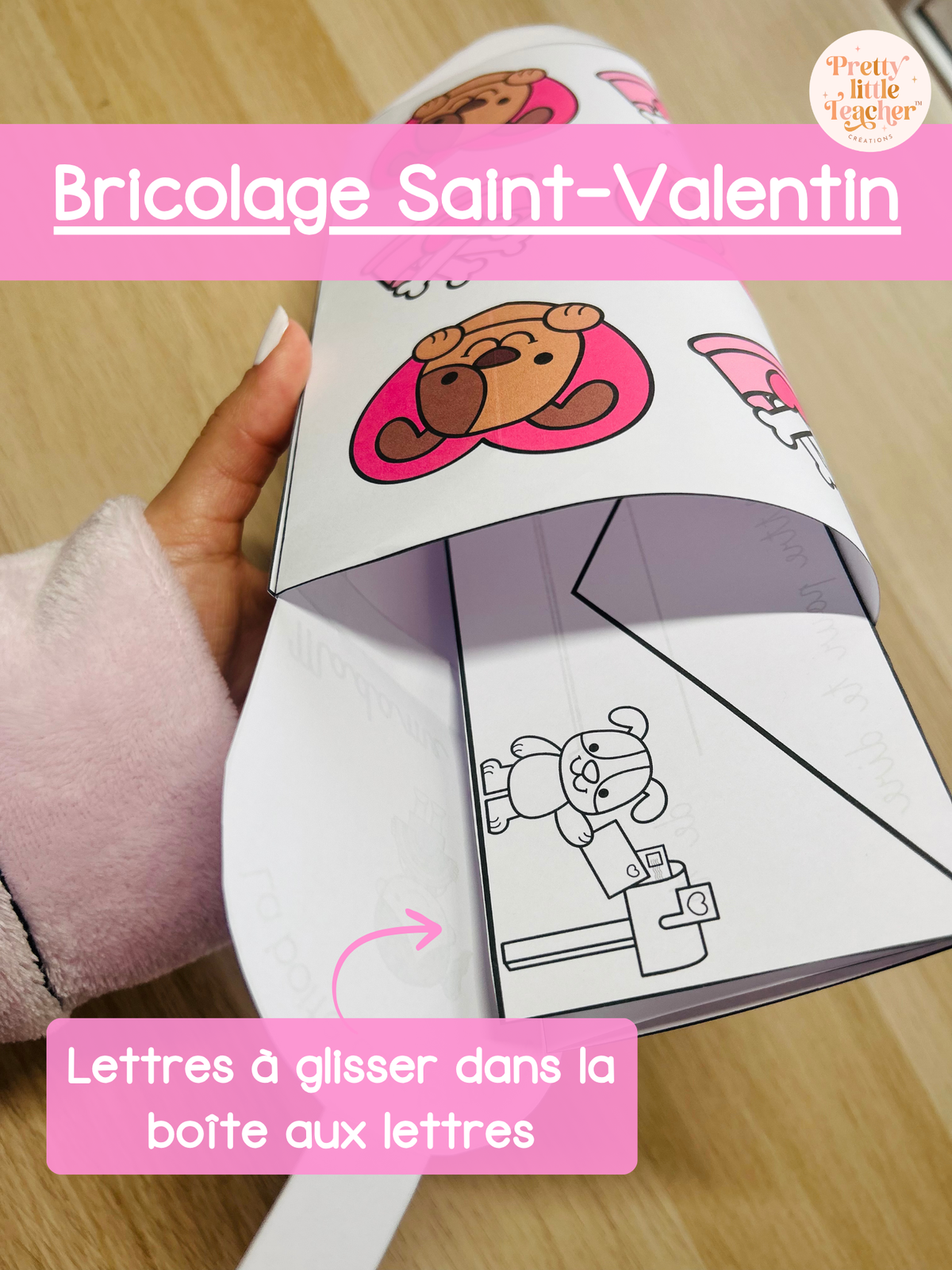 Bricolage et lettre de Saint-Valentin