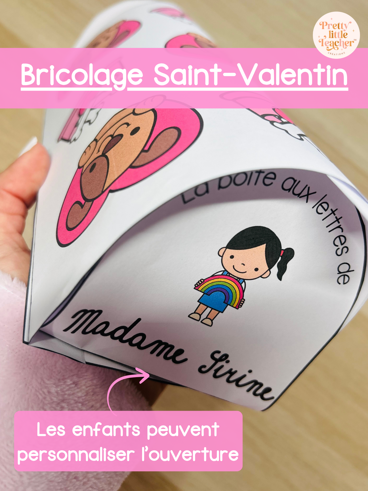 Bricolage et lettre de Saint-Valentin