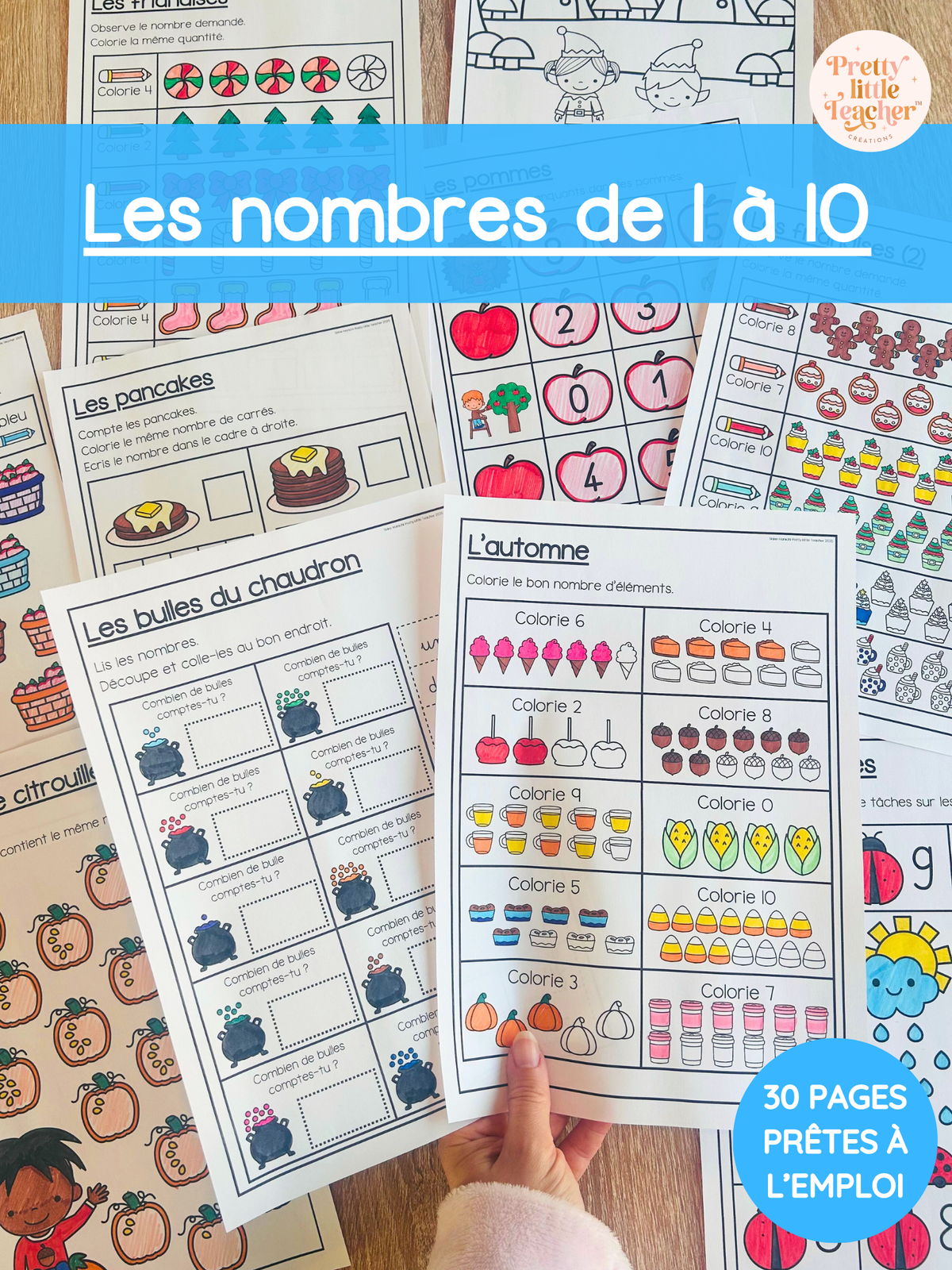 Livret : les nombres de 1 à 10