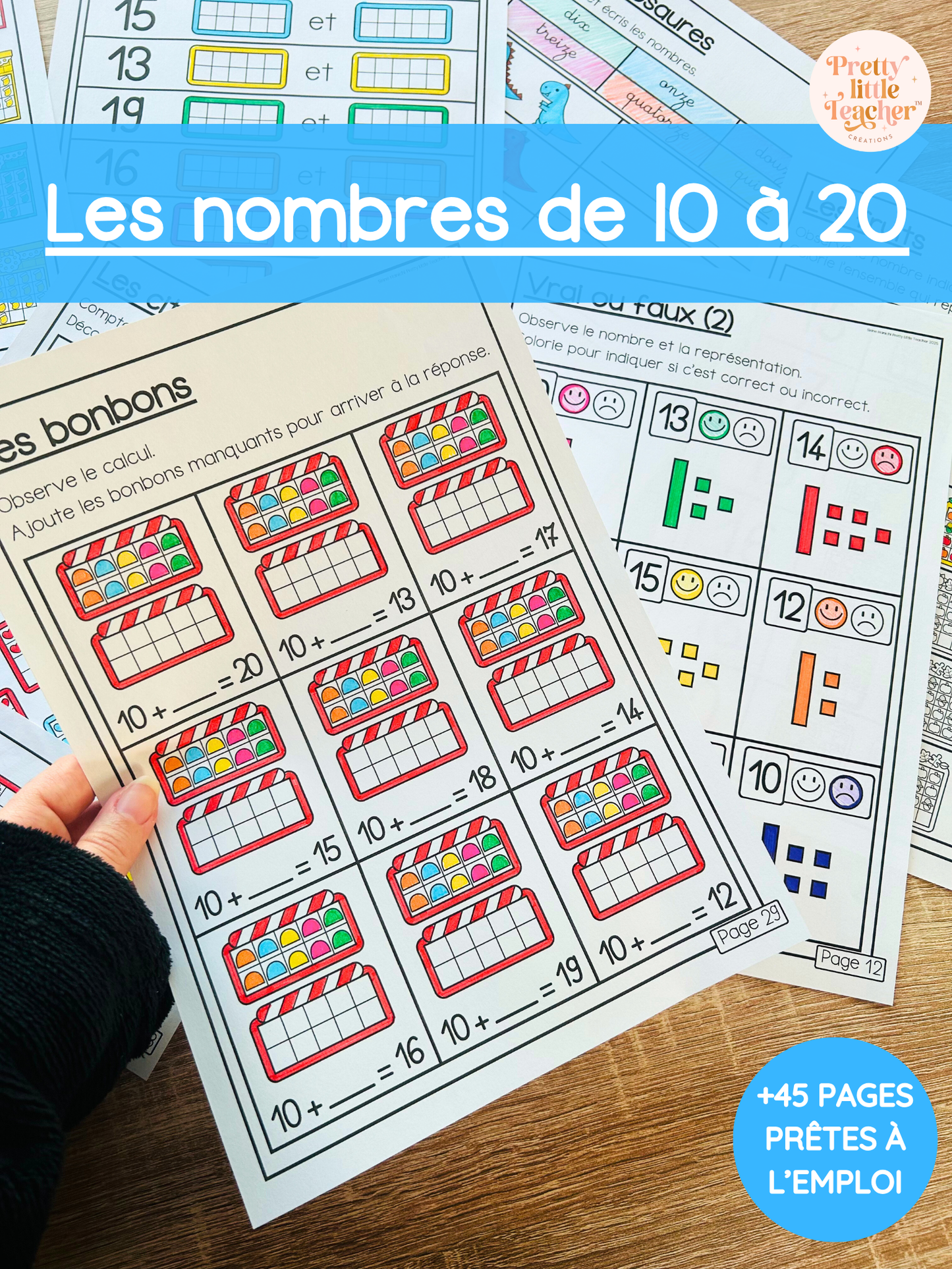 Livret : les nombres de 10 à 20