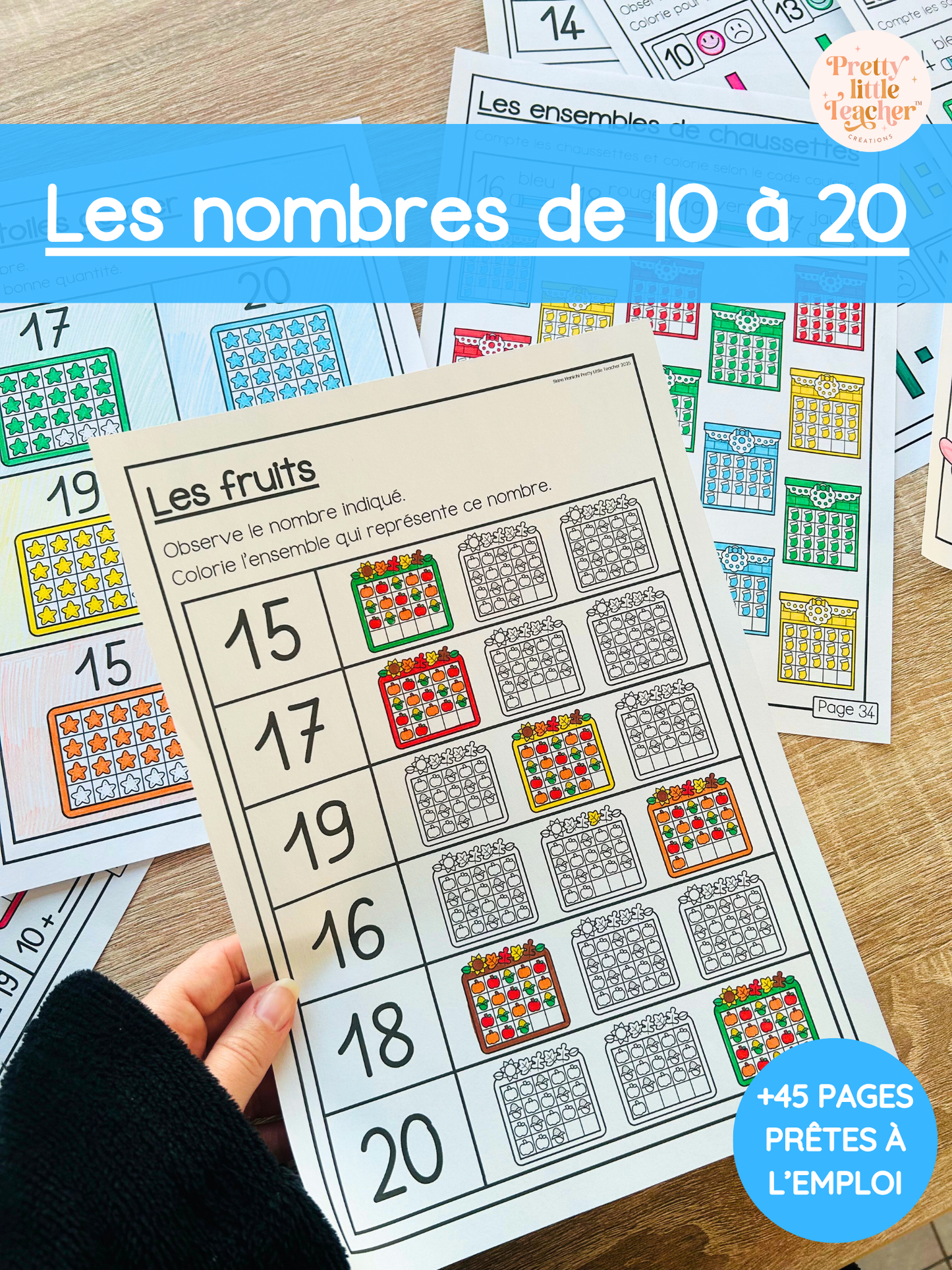 Livret : les nombres de 10 à 20