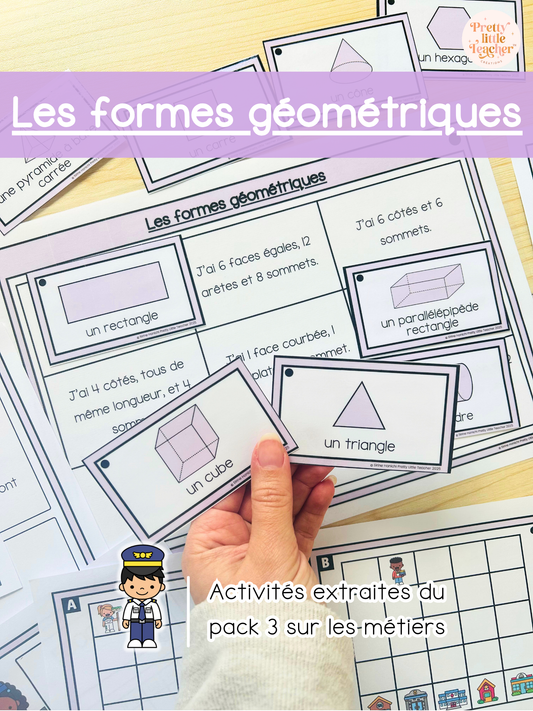 Les formes géométriques (2D et 3D) (3x)