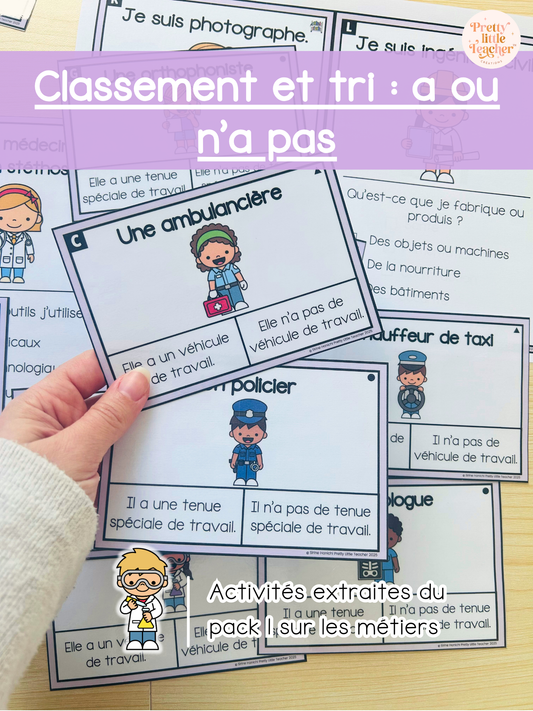 Classement et tri : a ou n'a pas (3x)