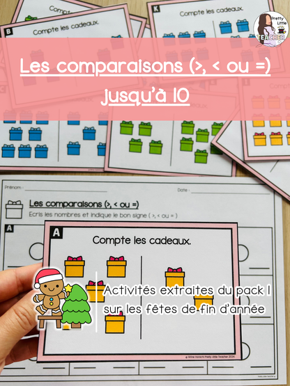 Pack 1 de Math sur Noël