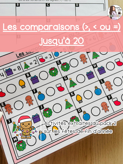 Les comparaisons jusqu'à 20 (3x)