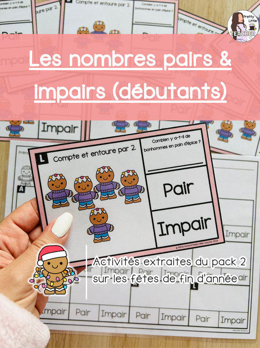 Les nombres pairs & impairs (débutant) (3x)