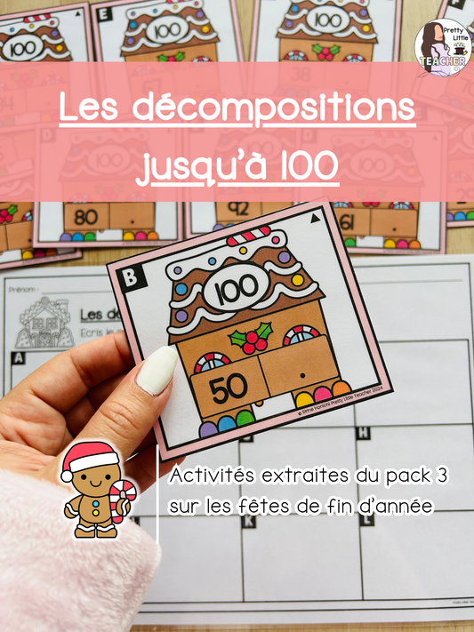 Les décompositions jusqu'à 100 (3x)