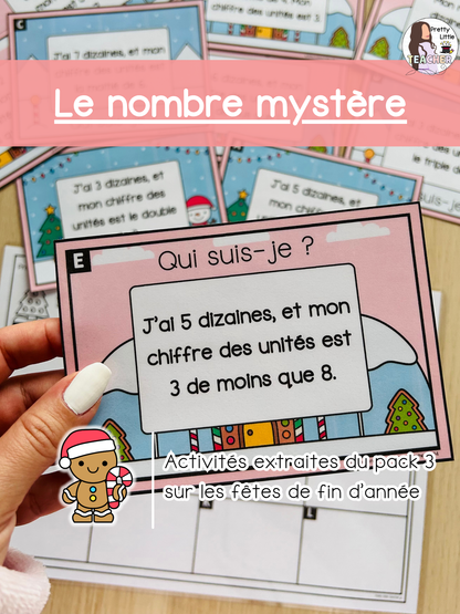 Pack 3 de Mathématique sur les fêtes de fin d'année