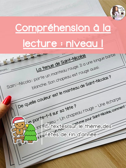 Pack annuel : compréhensions à la lecture niveau 1