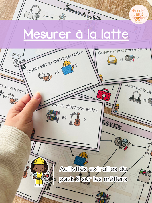 Mesurer à la latte (3x)