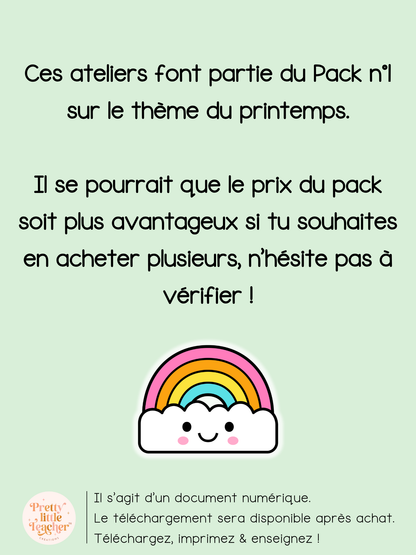 Colorier des fractions (3x)