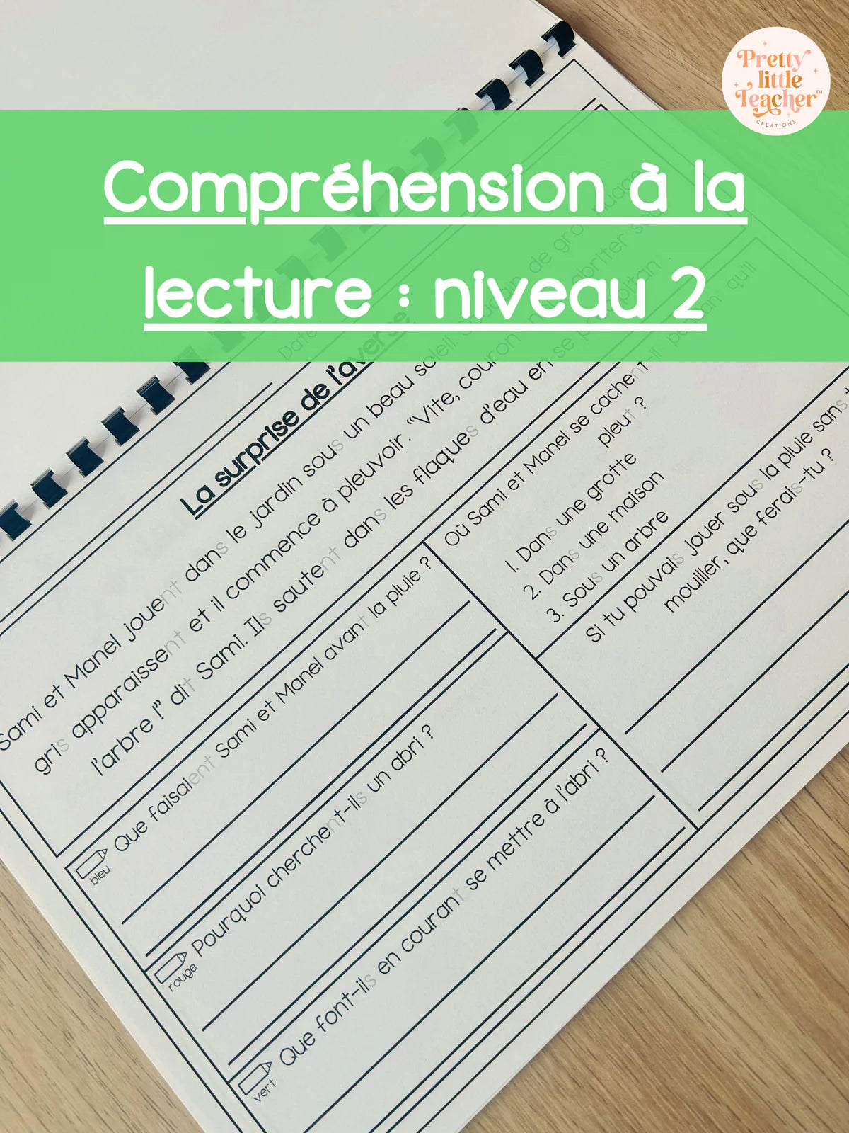 Pack annuel : compréhensions à la lecture niveau 2